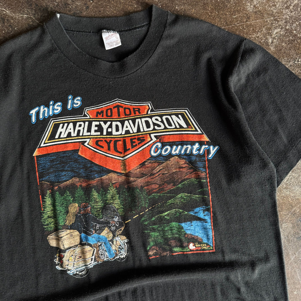 80’s Harley Country “Bikers Only” Ohio Tee (XL)