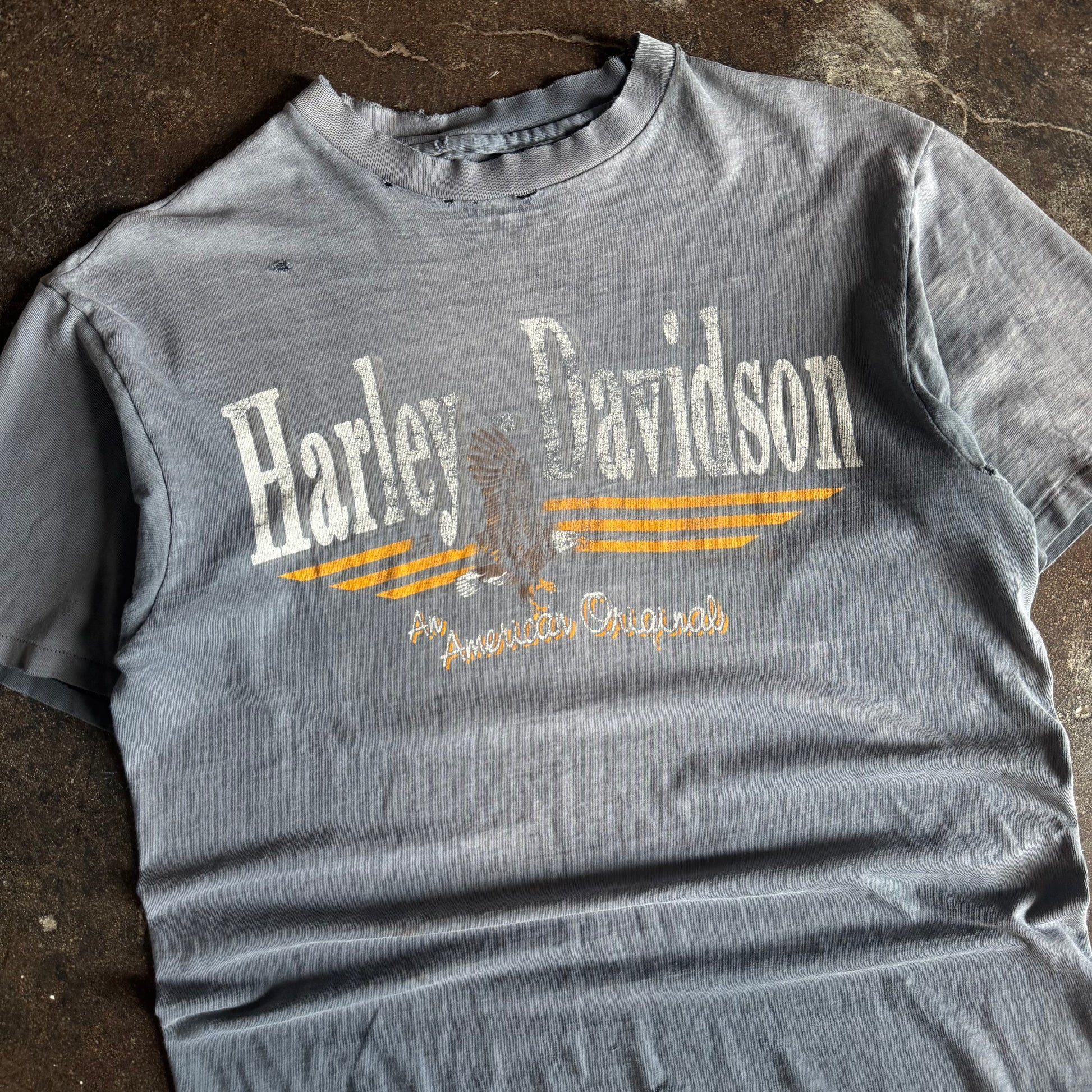 80’s Harley American Original Sun Faded Tee (L)
