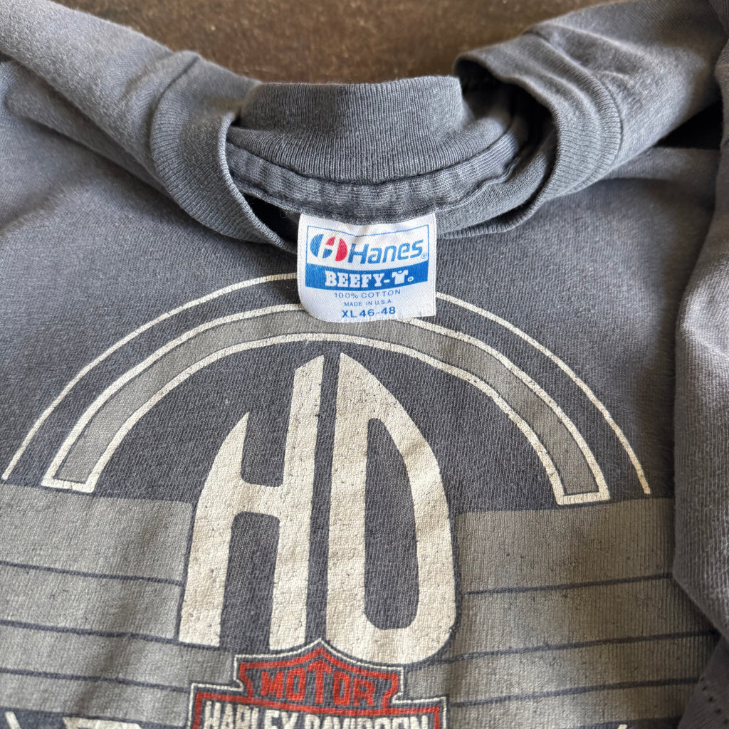 80’s Sun Faded HD Wings ABC Harley Tee (XL)