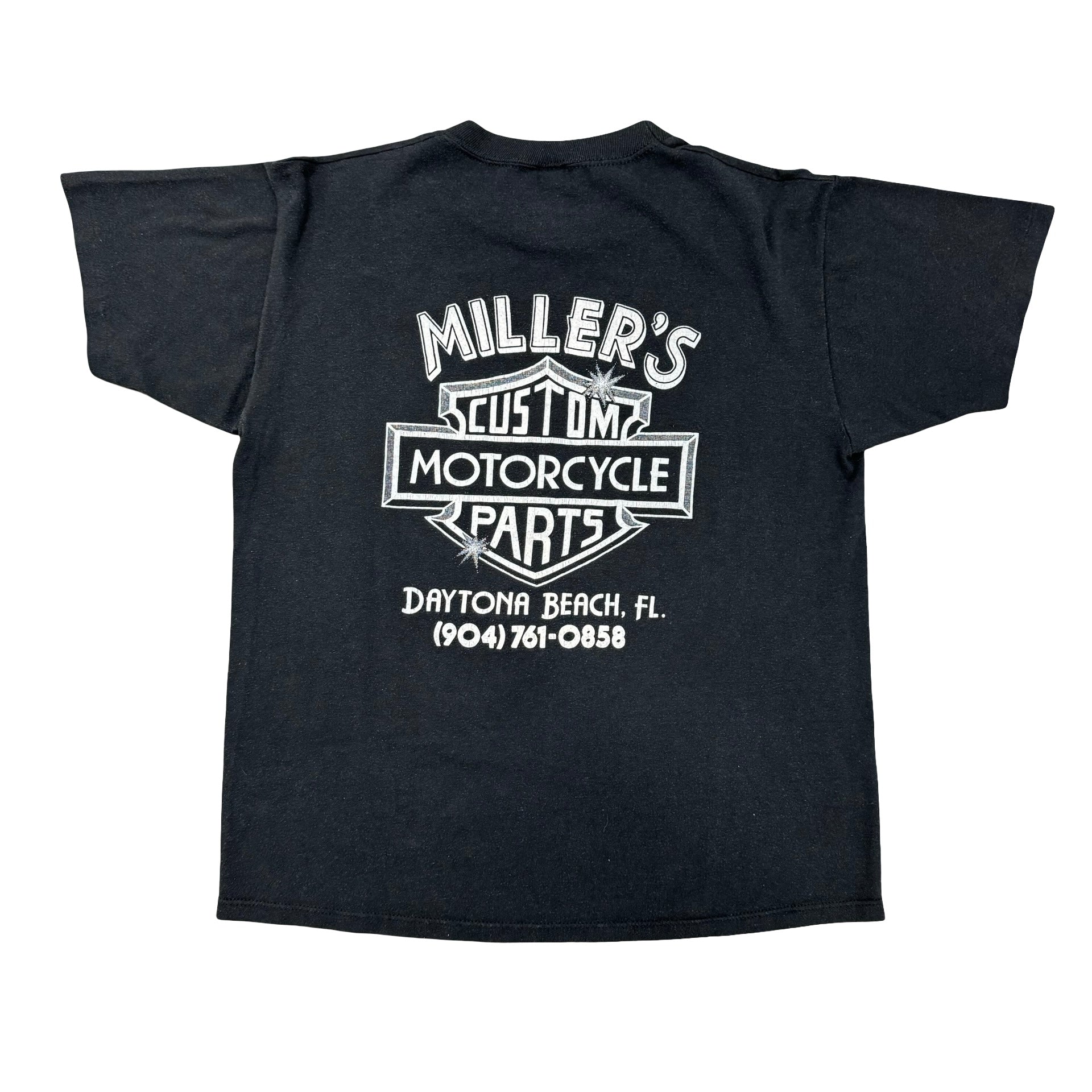 80’s Daytona Bike Week Millers USA Eagle Tee Size L