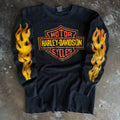 80’s Harley Cape Fear Flame Thermal Longsleeve (XL)