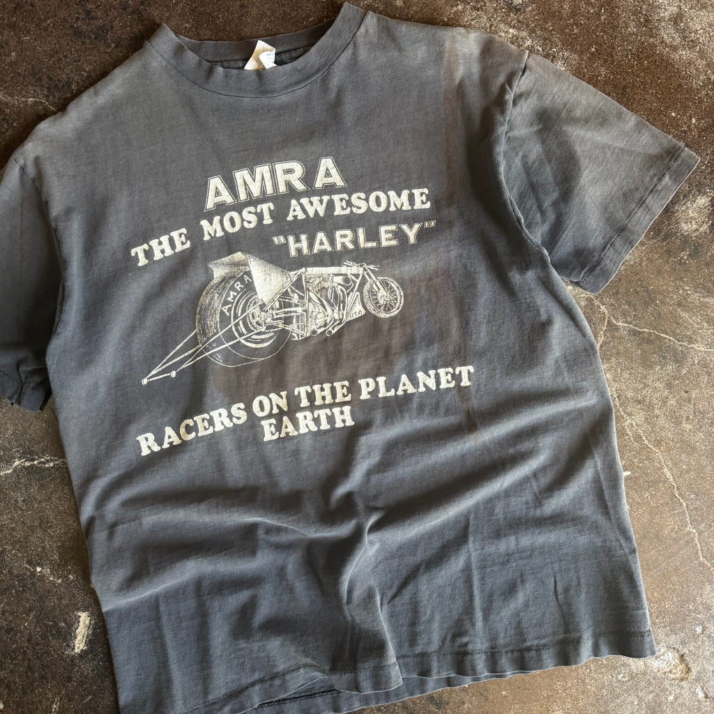 80’s AMRA Sun Faded Harley Racing Tee (L)