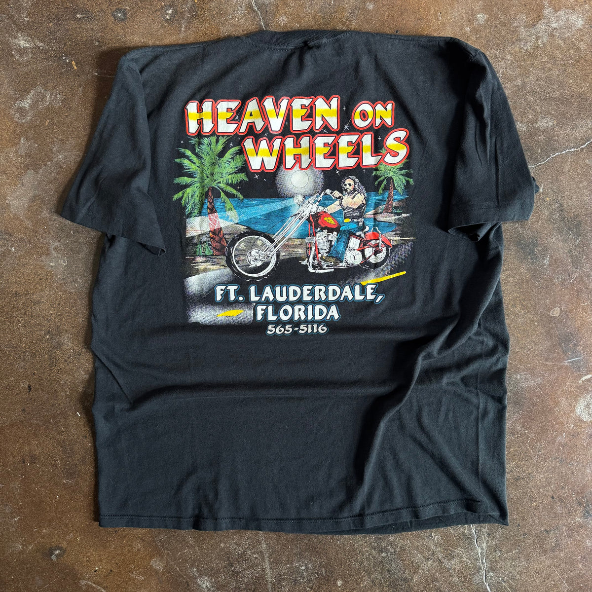 80’s Born Free Heaven On Wheels Tee (XL)