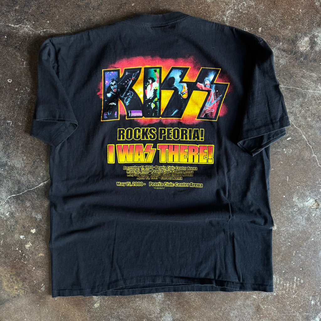 Y2K Kiss Rocks Peoria Band Tee (XL)