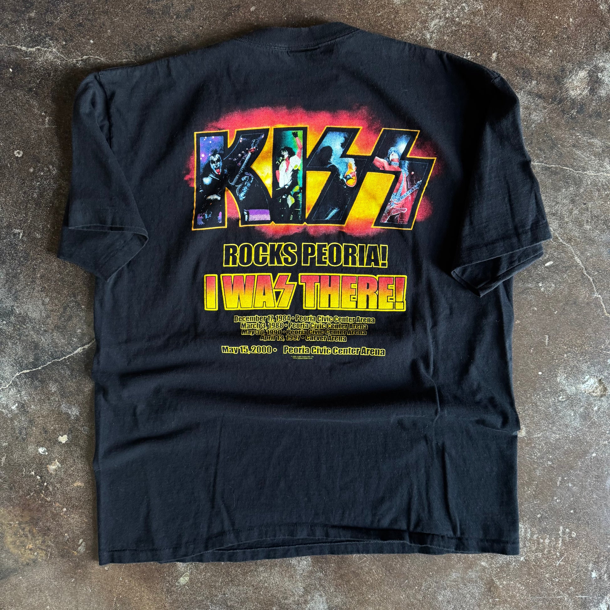 Y2K Kiss Rocks Peoria Band Tee (XL)