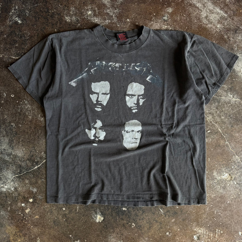 90’s Metallica Faces Sun Faded Tour Tee (XL)
