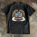 Vintage 1990s Harley-Davidson twin eagle emblem t-shirt with dual eagle graphic