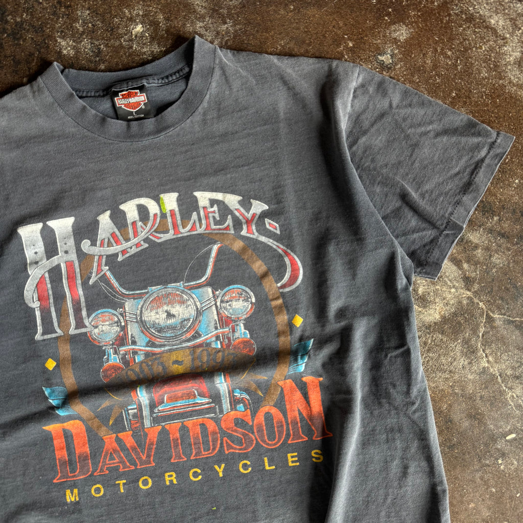 90’s Harley Davidson Sun Faded Bike Tee (L)