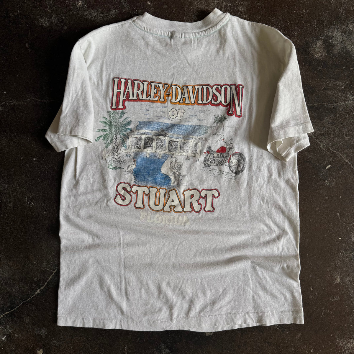 80’s Harley Killer Whale “at the Beach” Tee (L)