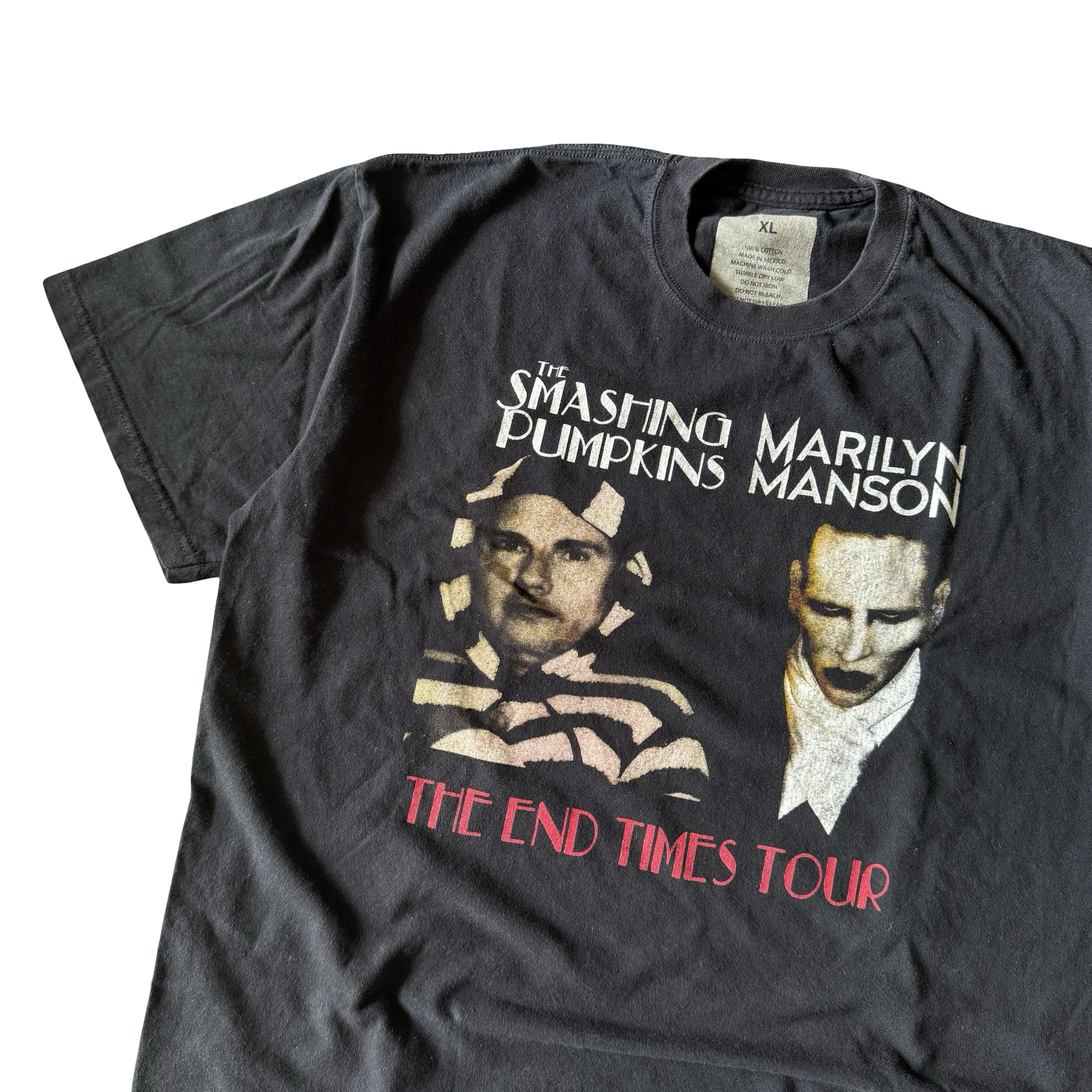 2015 Smashing Pumpkins & Marilyn Manson Tour Tee Size XL
