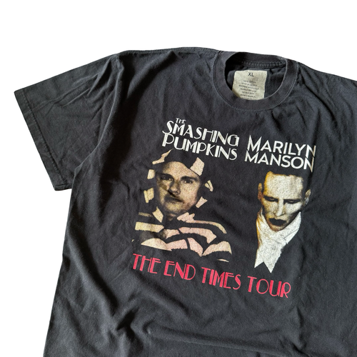 2015 Smashing Pumpkins & Marilyn Manson Tour Tee Size XL