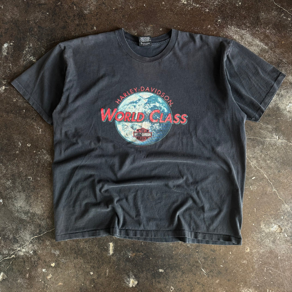 Vintage 1990s Harley-Davidson World Class sun faded t-shirt