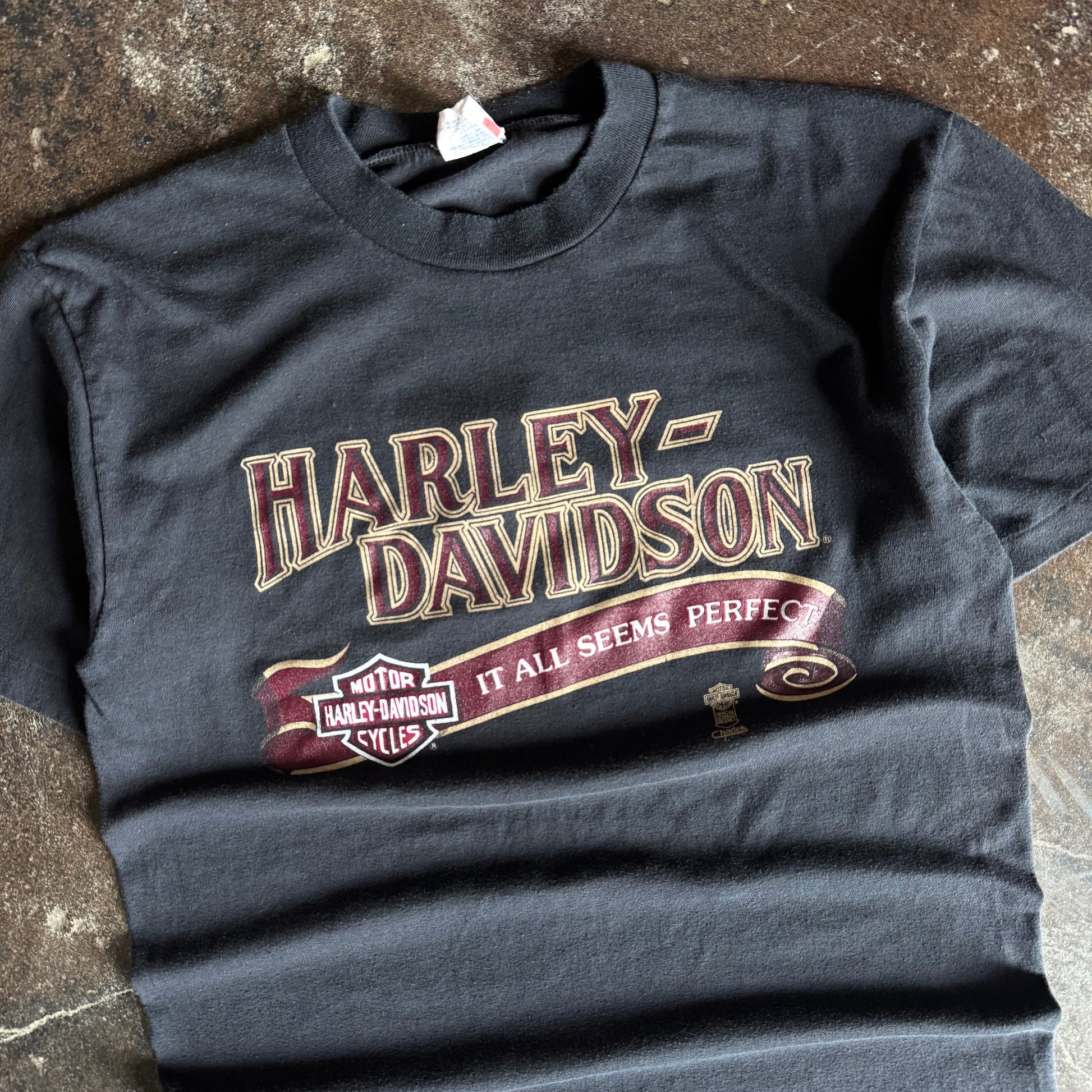 80’s Harley “Seems Perfect” Tee (M)