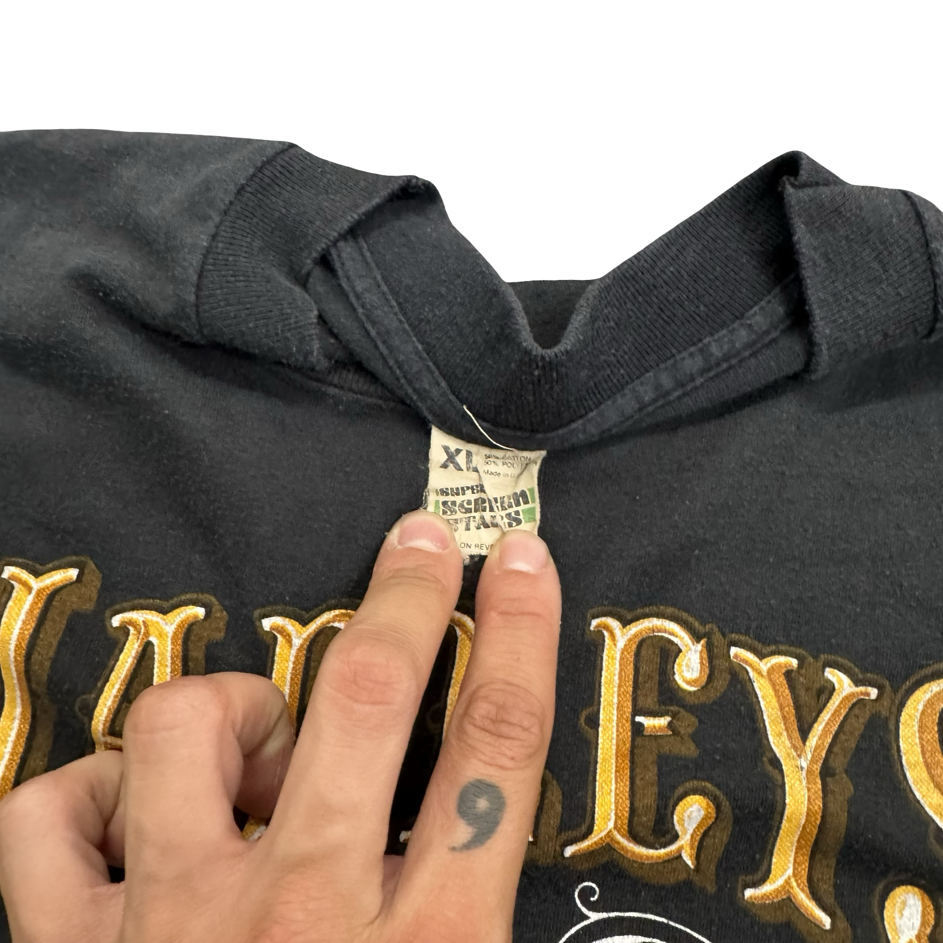 80’s Harley’s & Good Whiskey 3D Emblem Tee Size XL