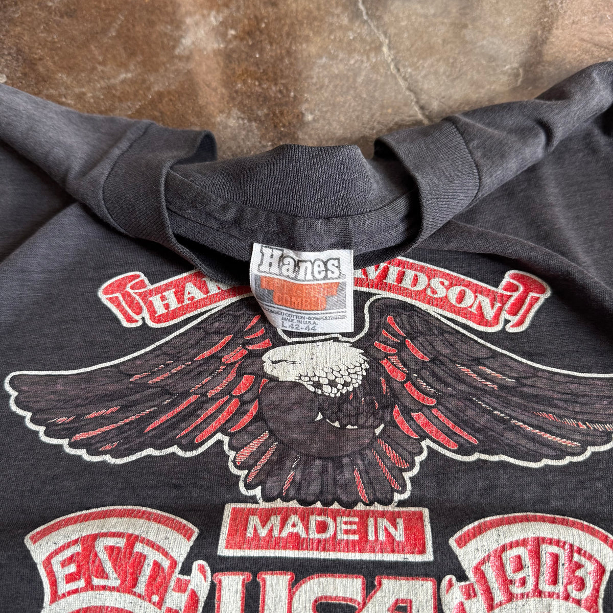 80’s Harley Established Eagle Champion Tee (L)