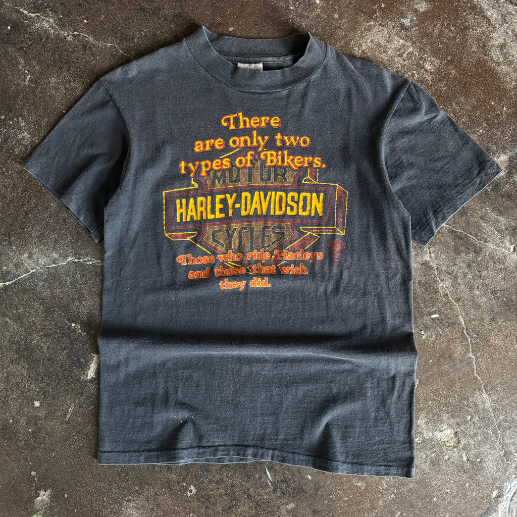 80’s Harley “Two Types of Bikers” Tee (M/L)