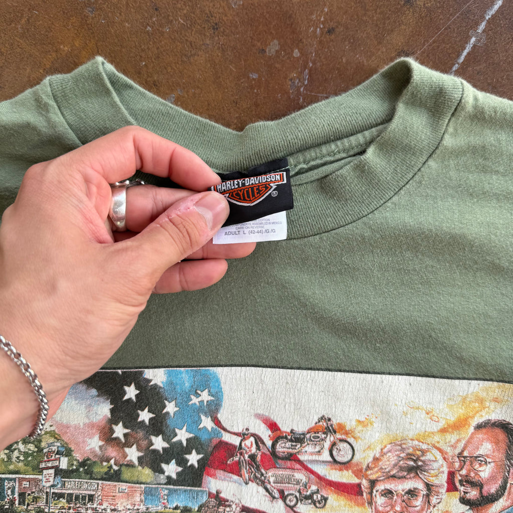 90’s Harley Davidson Arnold History Portrait Tee (XL)