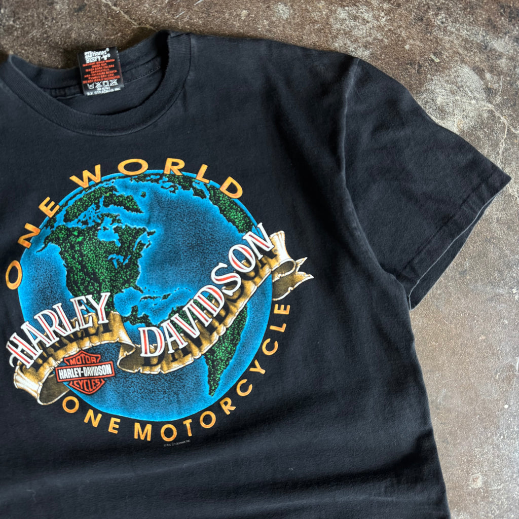 90’s Harley “One World, One Motorcycle” Ohio Tee (L)