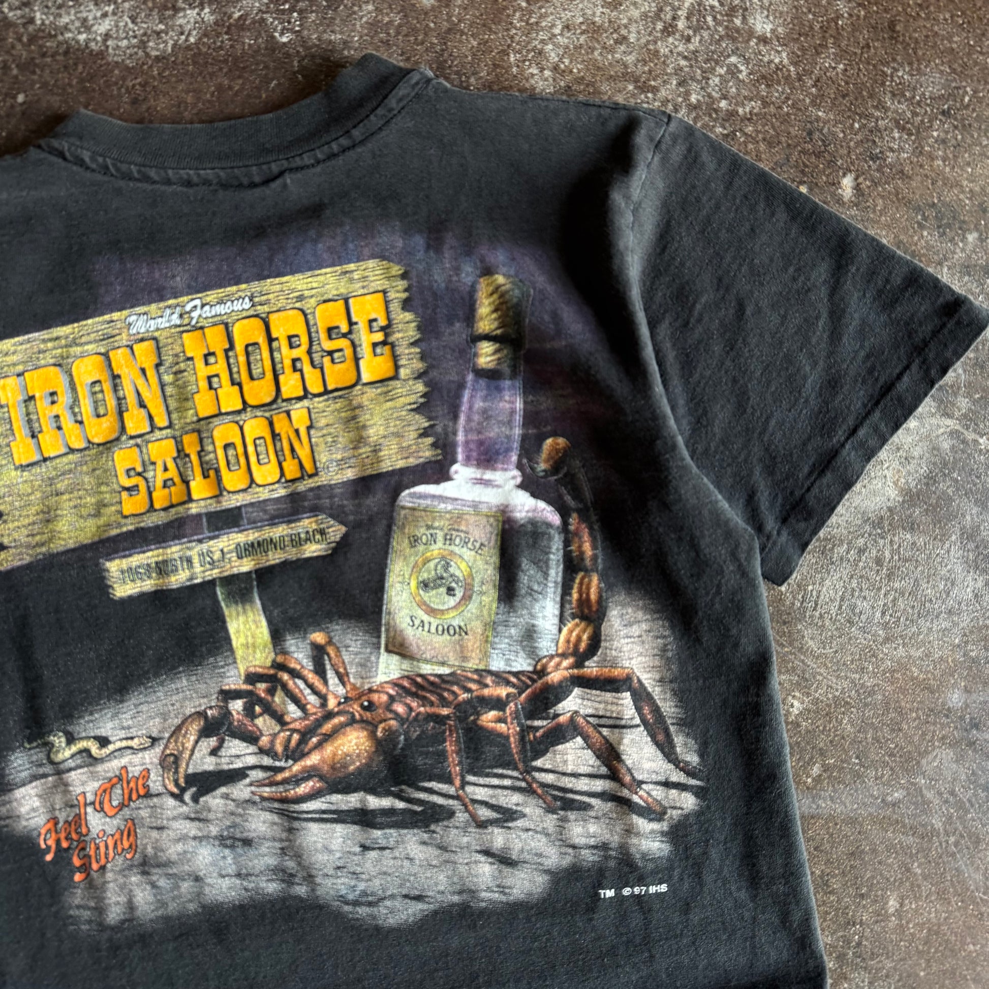90’s Iron Horse Scorpion Whiskey Pocket Tee (S)