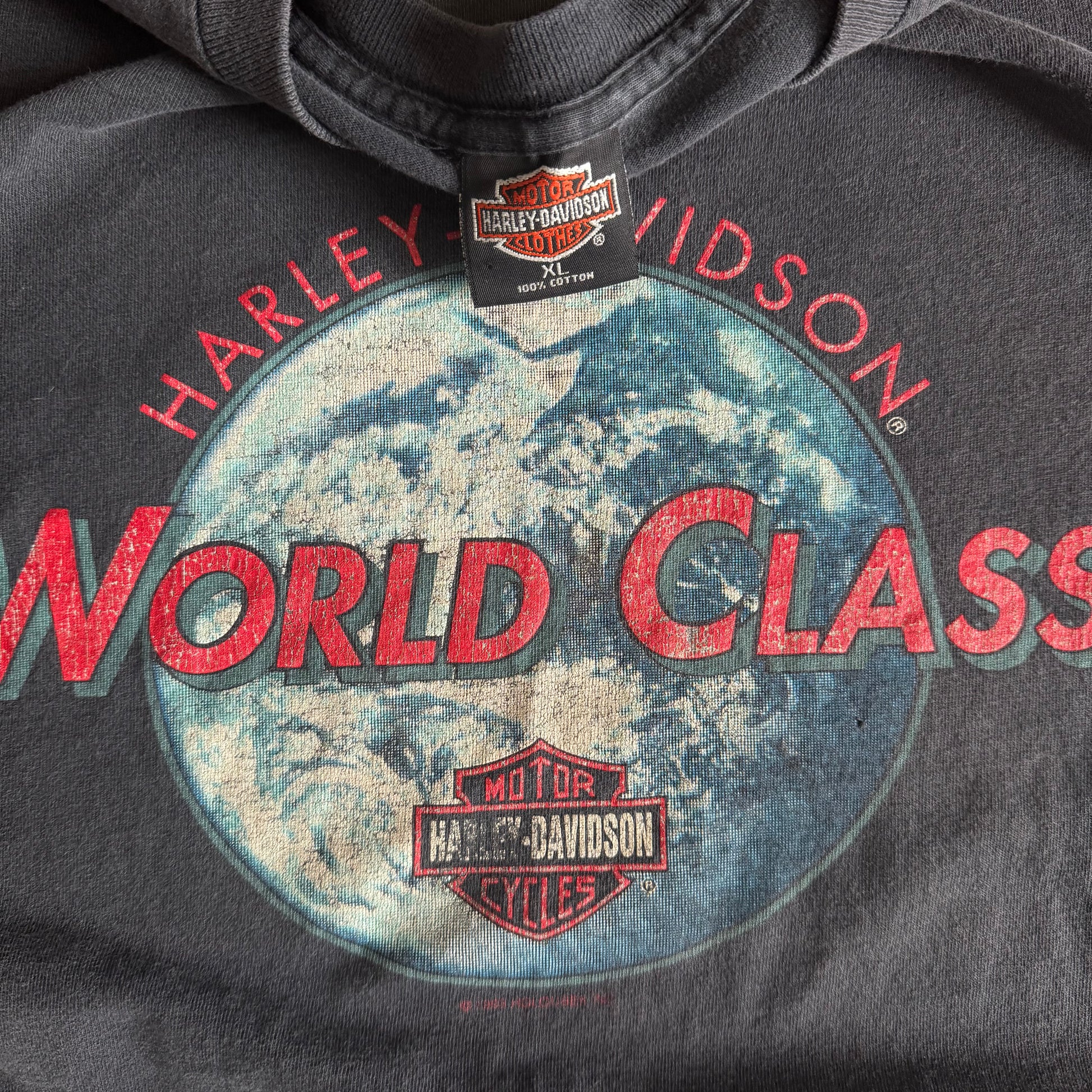 90’s Harley World Class Sun Faded Tee (XL/XXL)