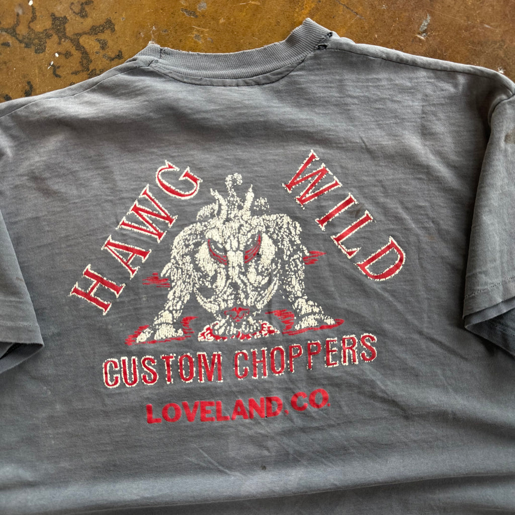 80’s Hawg Wild “Milwaukee Reaper” Faded Tee (XL)