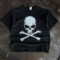 Y2K Fashion Victim Skull & Crossbones Tee (XL)