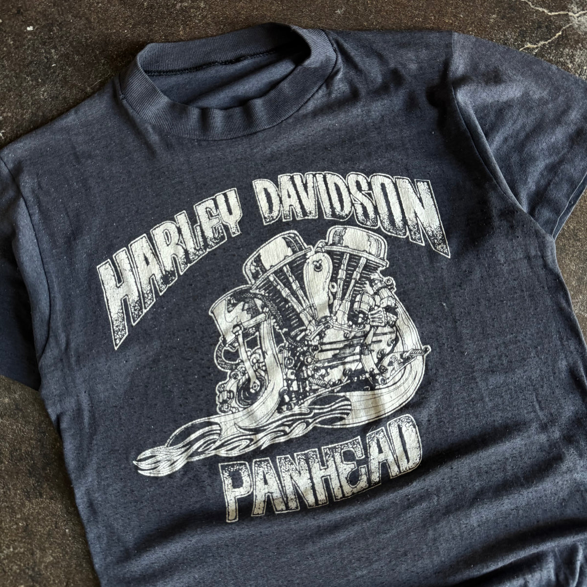 70’s Harley Panhead Engine Tee (M)
