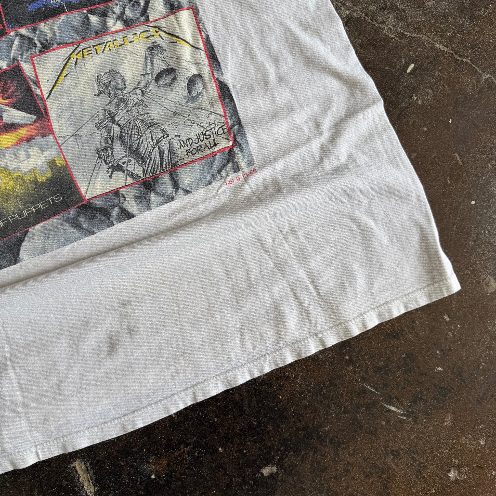 90’s Metallica Justice For All Album Cover Tee (XL)