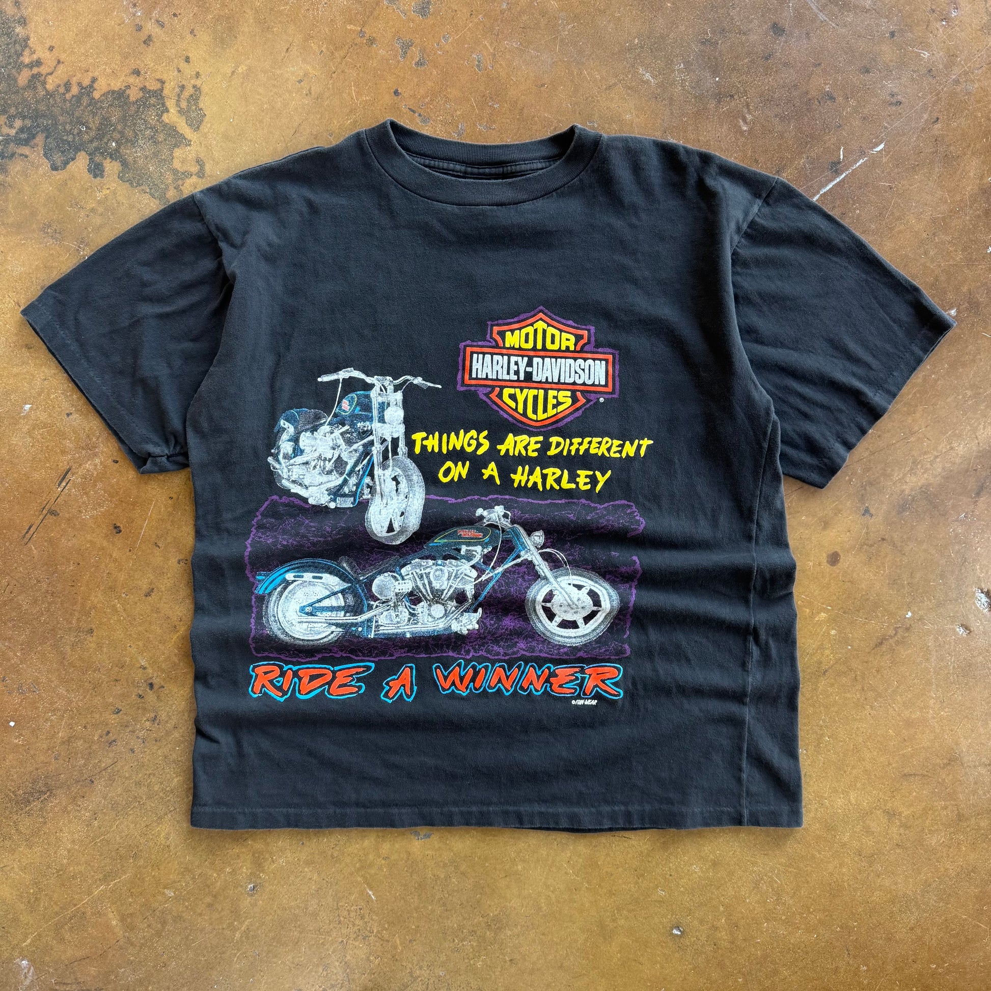 90’s Harley “Ride A Winner” Funwear Tee (L)