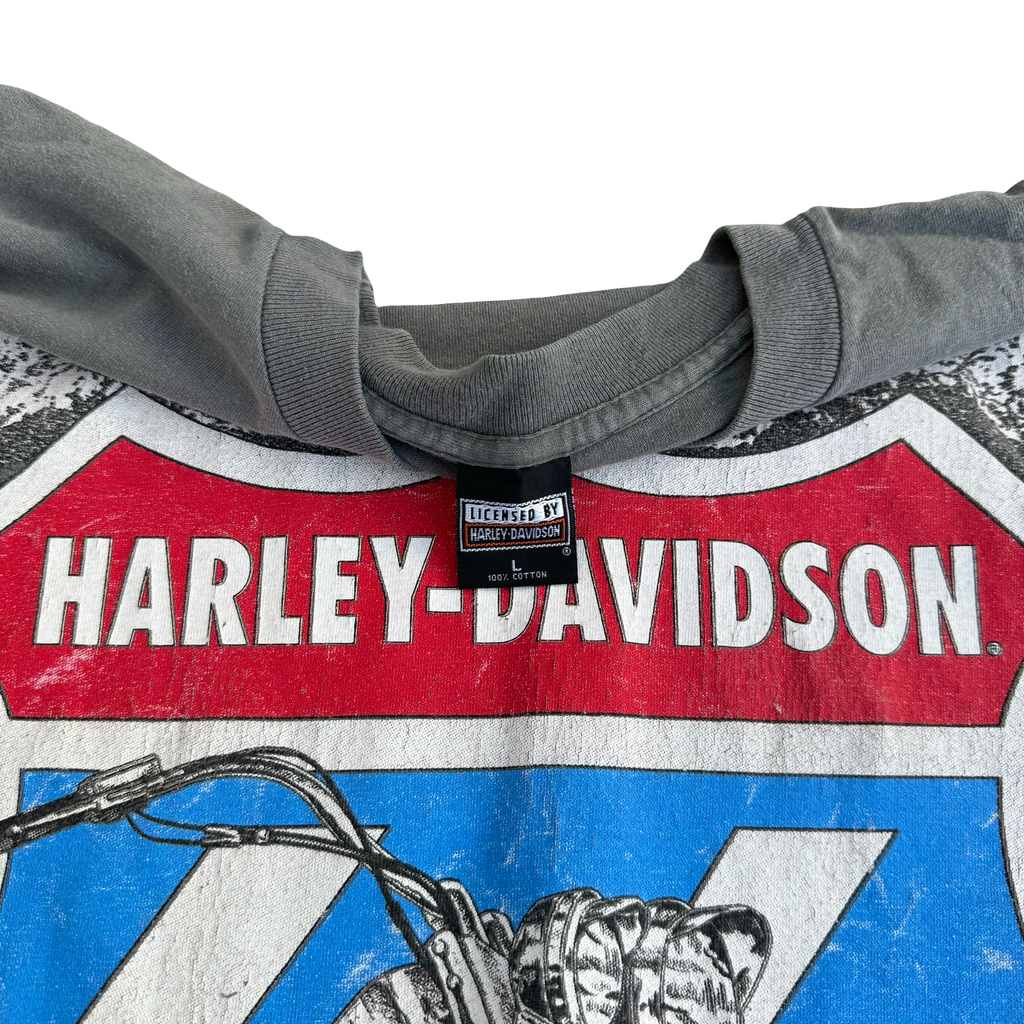 90’s Harley Davidson AOP King of the Road Tee Size L