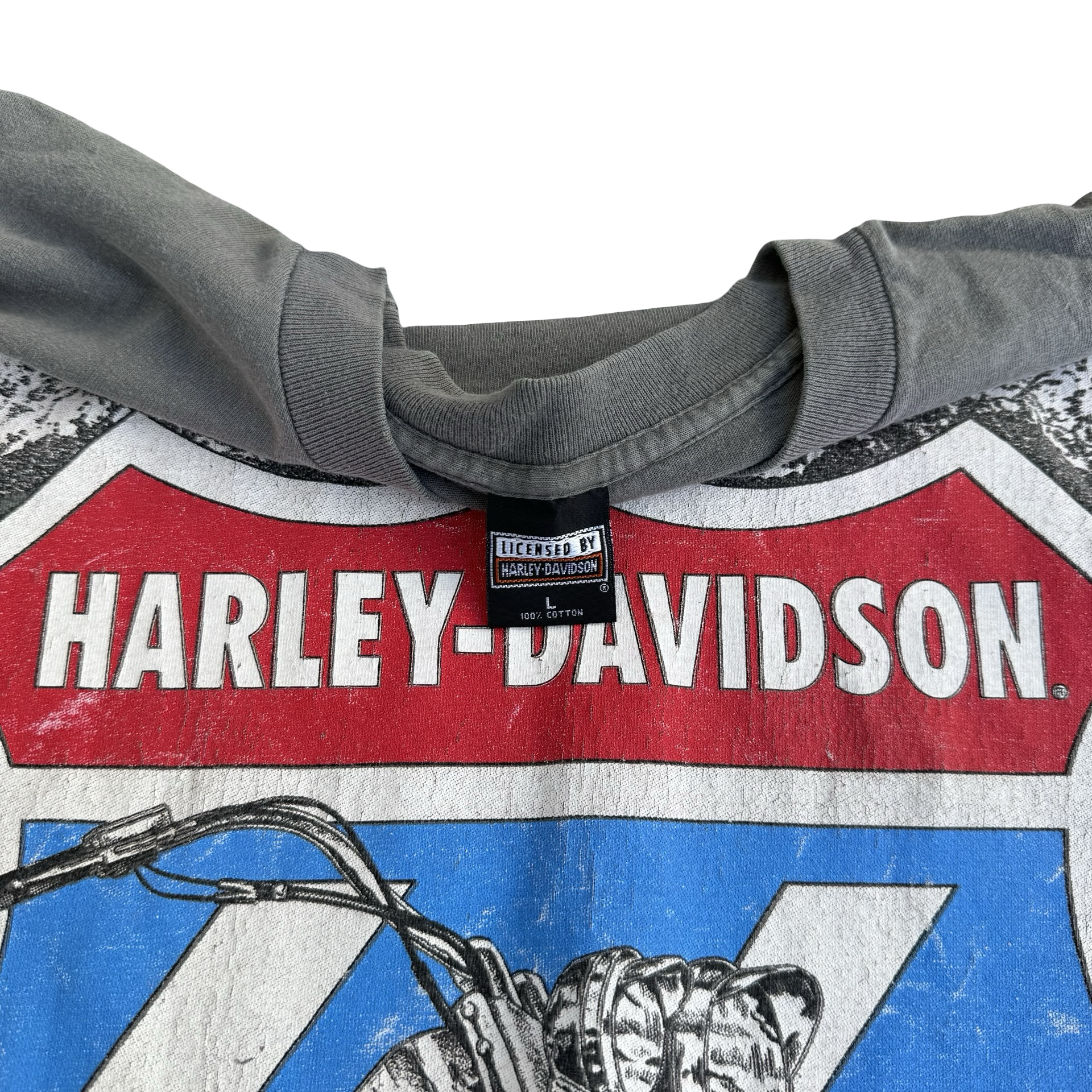 90’s Harley Davidson AOP King of the Road Tee Size L