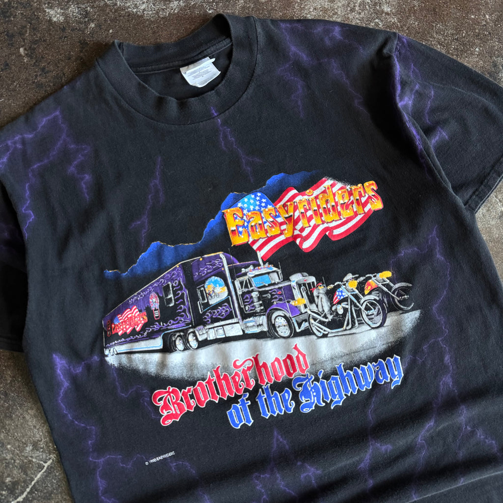 90’s Easyriders Brotherhood Lightning AOP Tee (L)