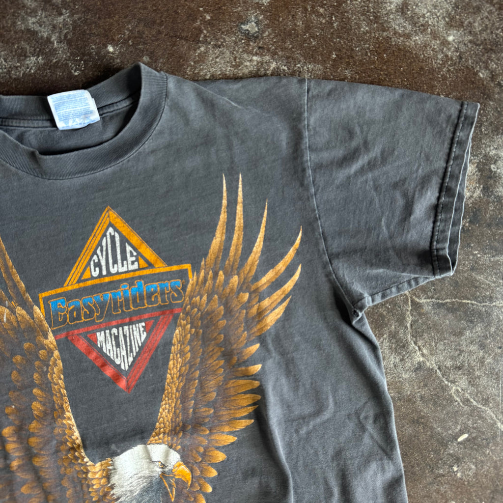 90’s Easyriders Magazine Eagle Sun Faded Tee (M)