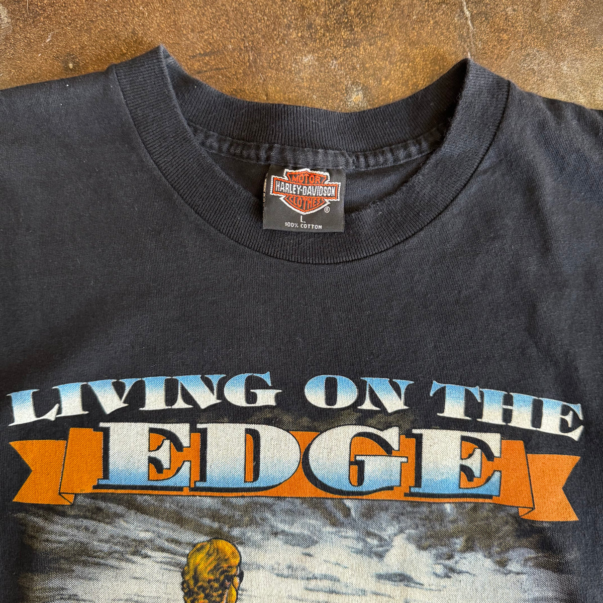 90’s Harley “Living on the Edge” Tee (L)