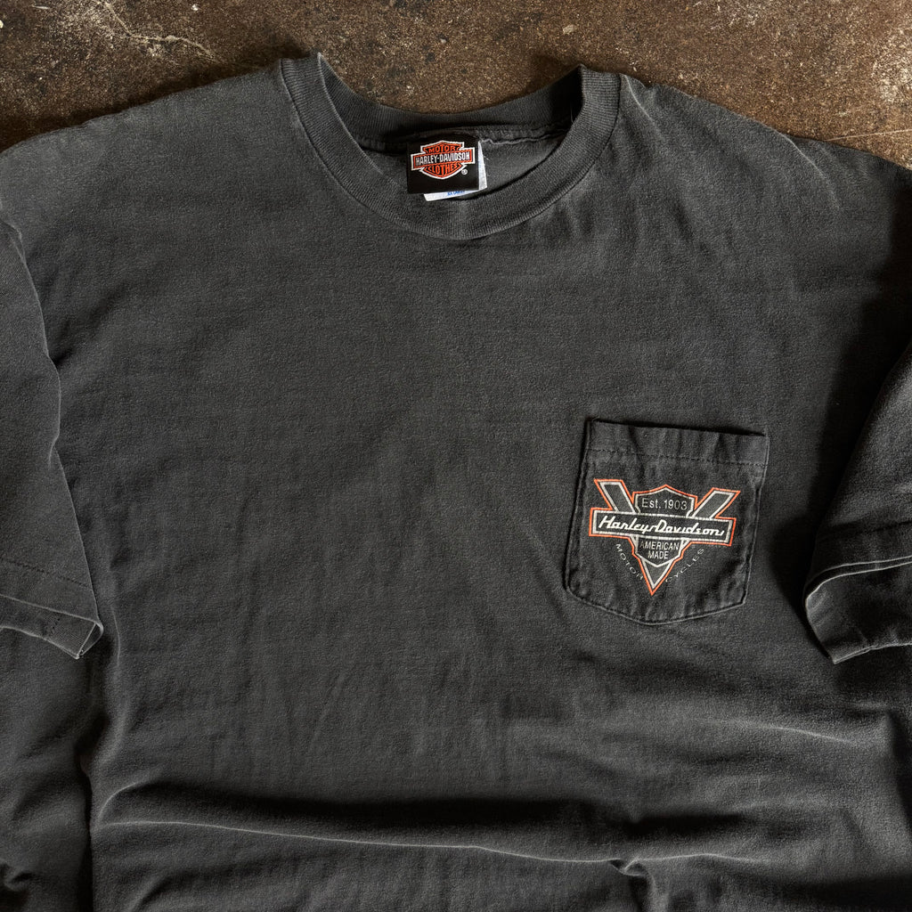 90’s Harley Lexington Kentucky Panther Pocket Tee (XXL)