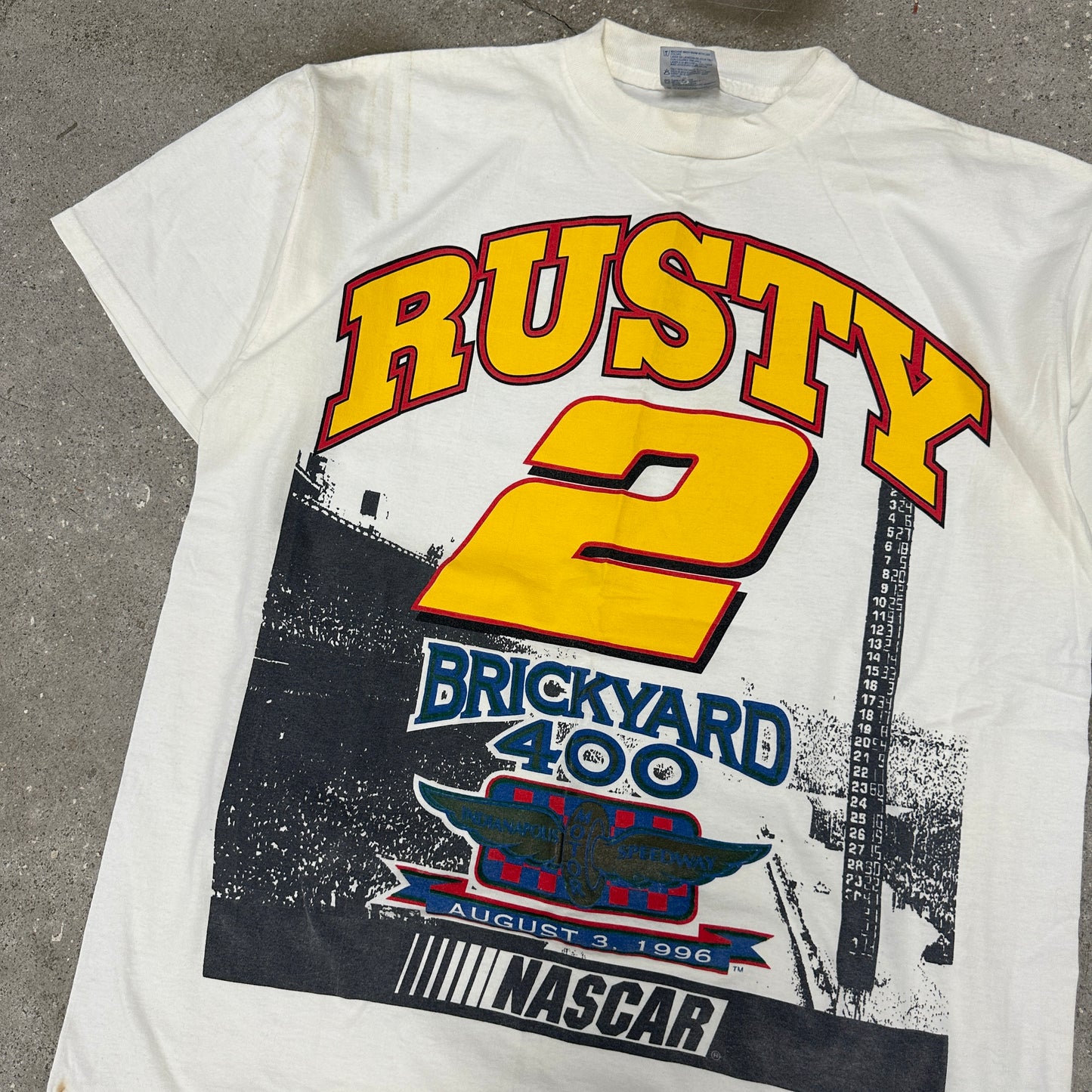 Nascar Brickyard 400 Rusty Tee