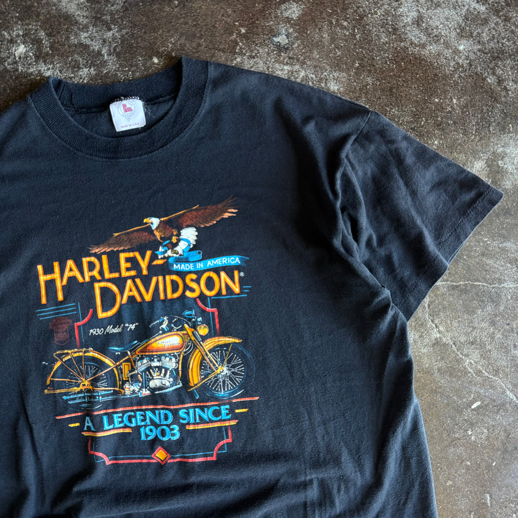 80’s Harley Davidson Legend Since Eagle Tee (L)