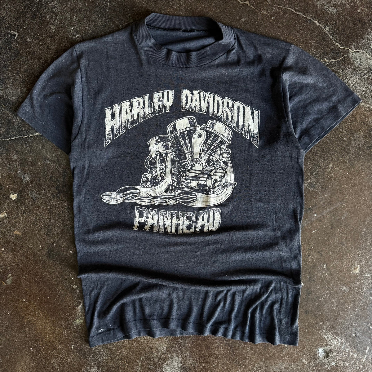 70’s Harley Panhead Engine Tee (M)