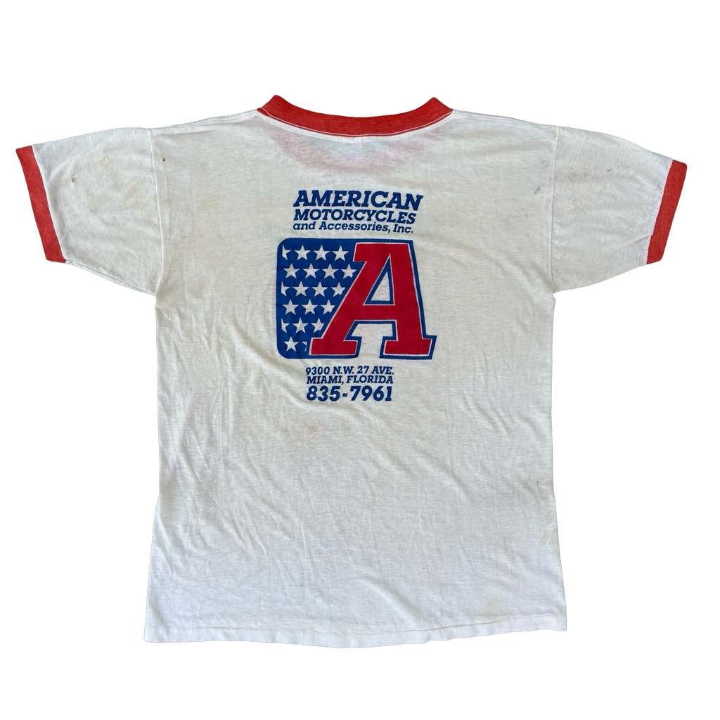70’s Kraken American Motorcycles Ringer Tee Size L