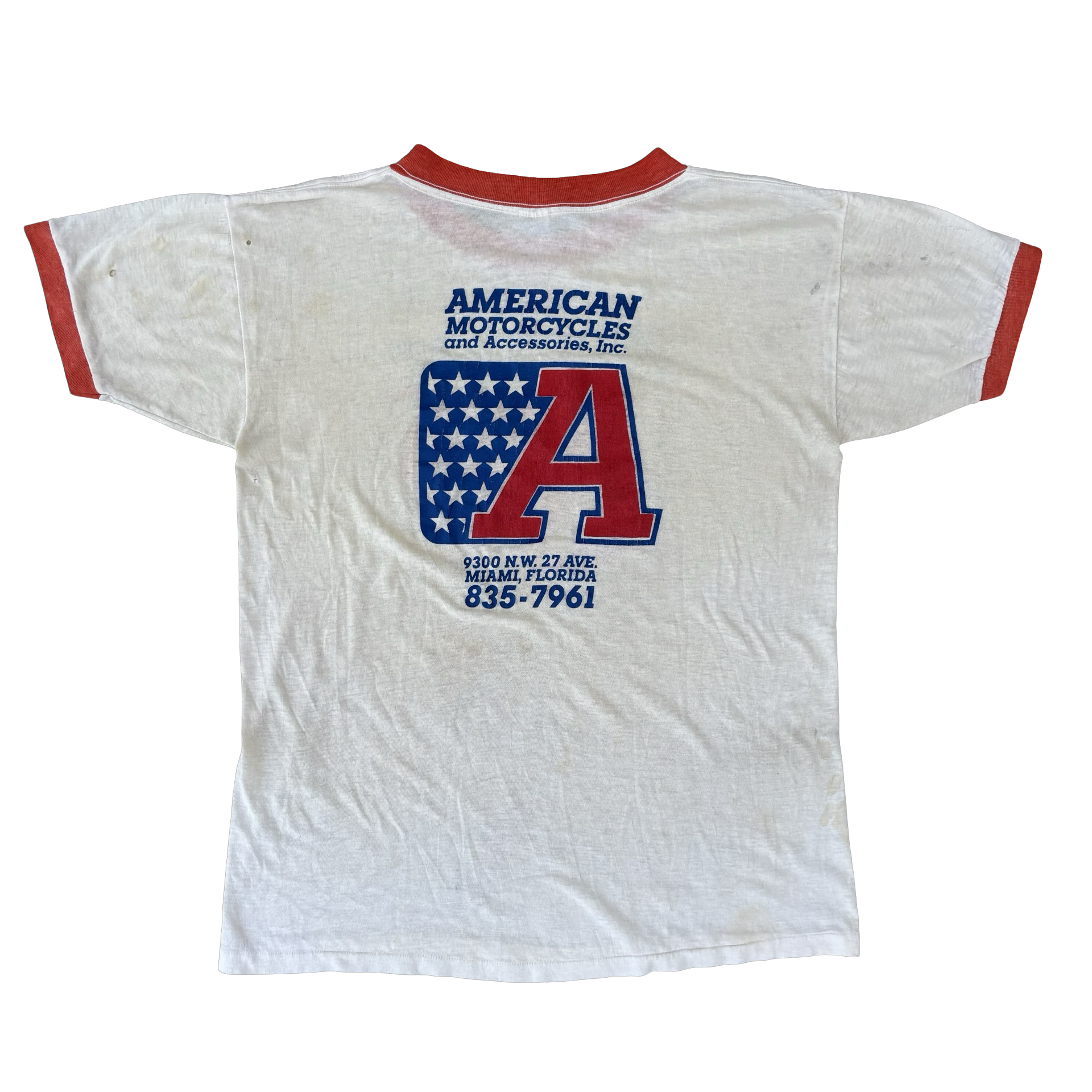 70’s Kraken American Motorcycles Ringer Tee Size L