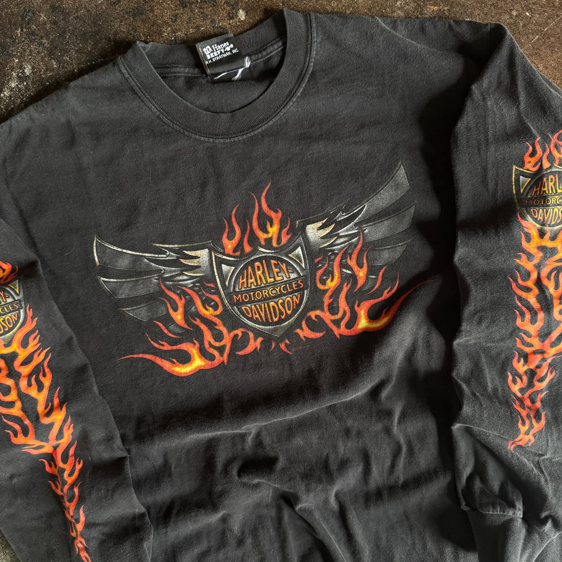 Y2K Harley Twin Flames Longsleeve (L)