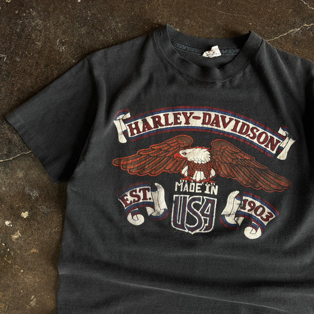80’s Harley Established Eagle Indiana Tee (L)