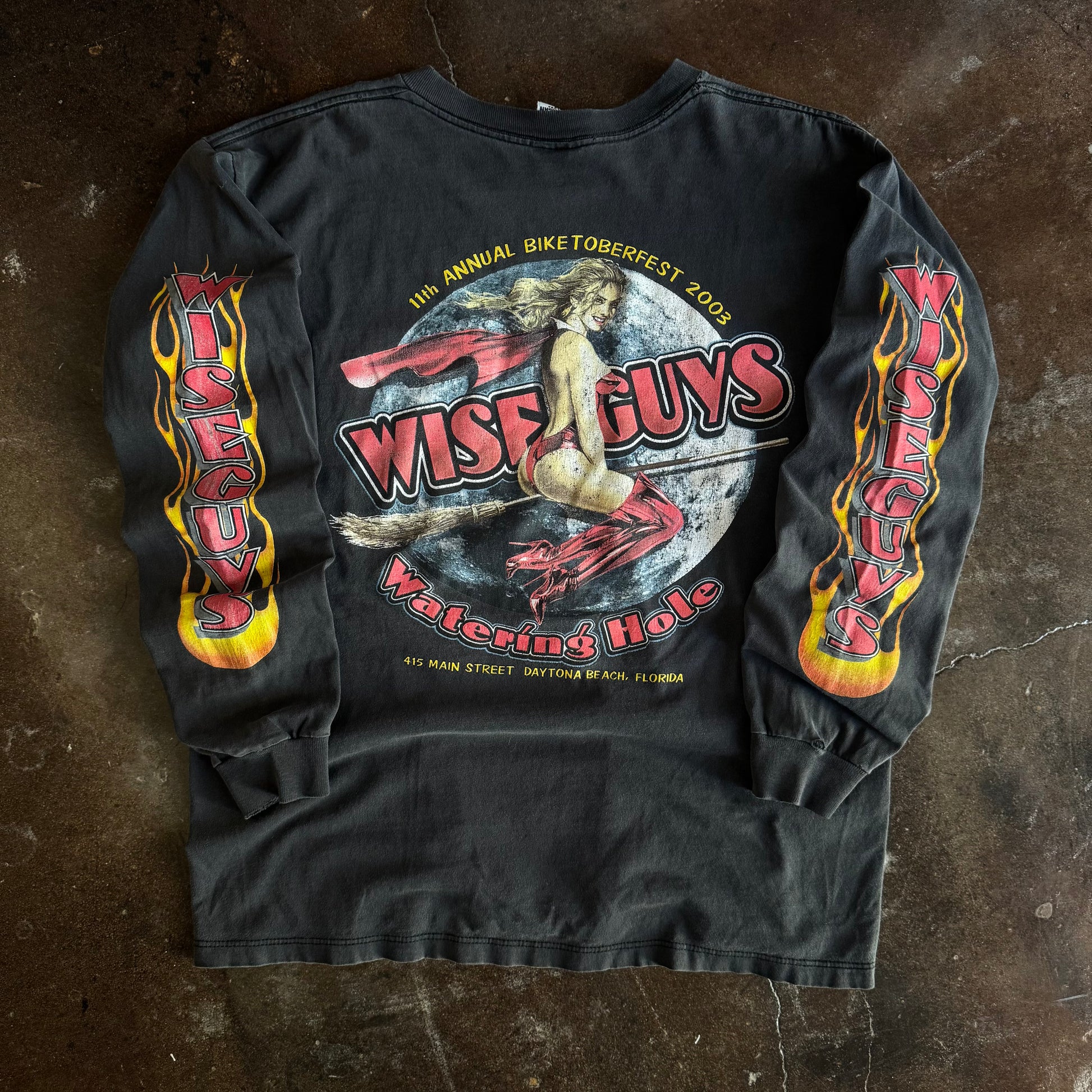 Y2K Biketoberfest MILF Flame Longsleeve (L)