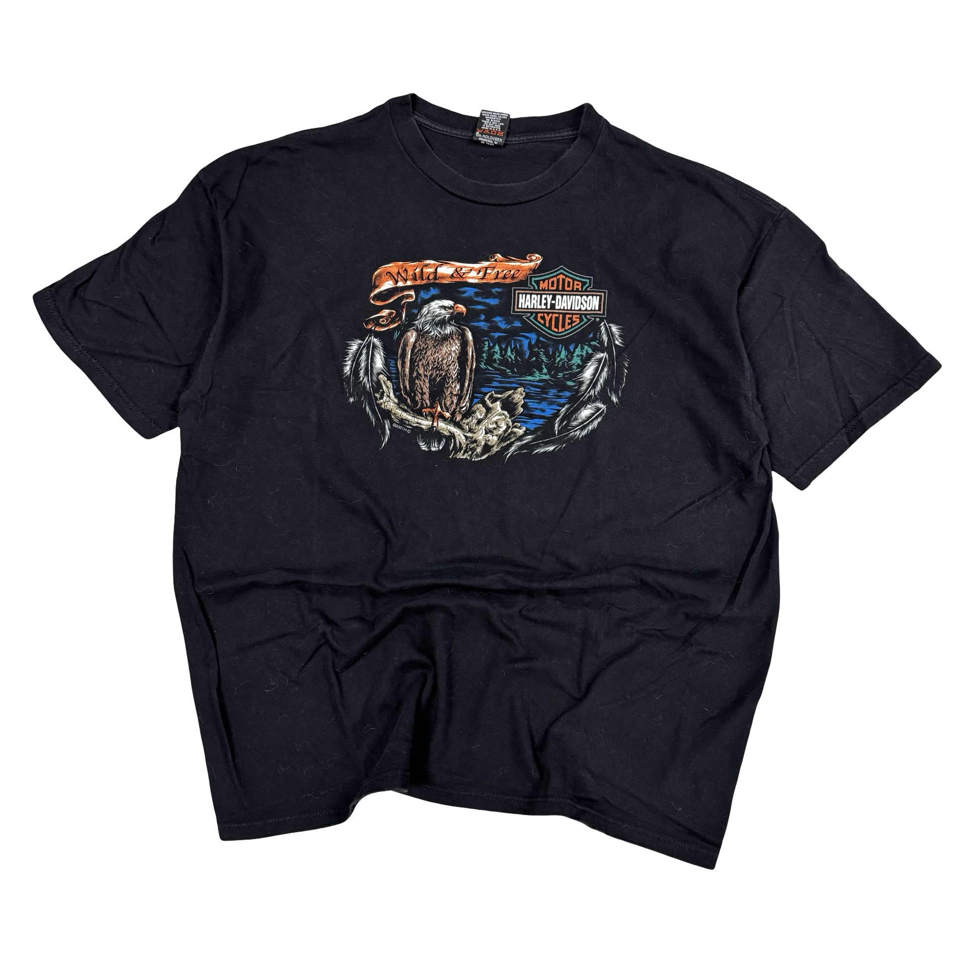 90’s Harley Wild & Free Gator Dealer Tee Size XXL