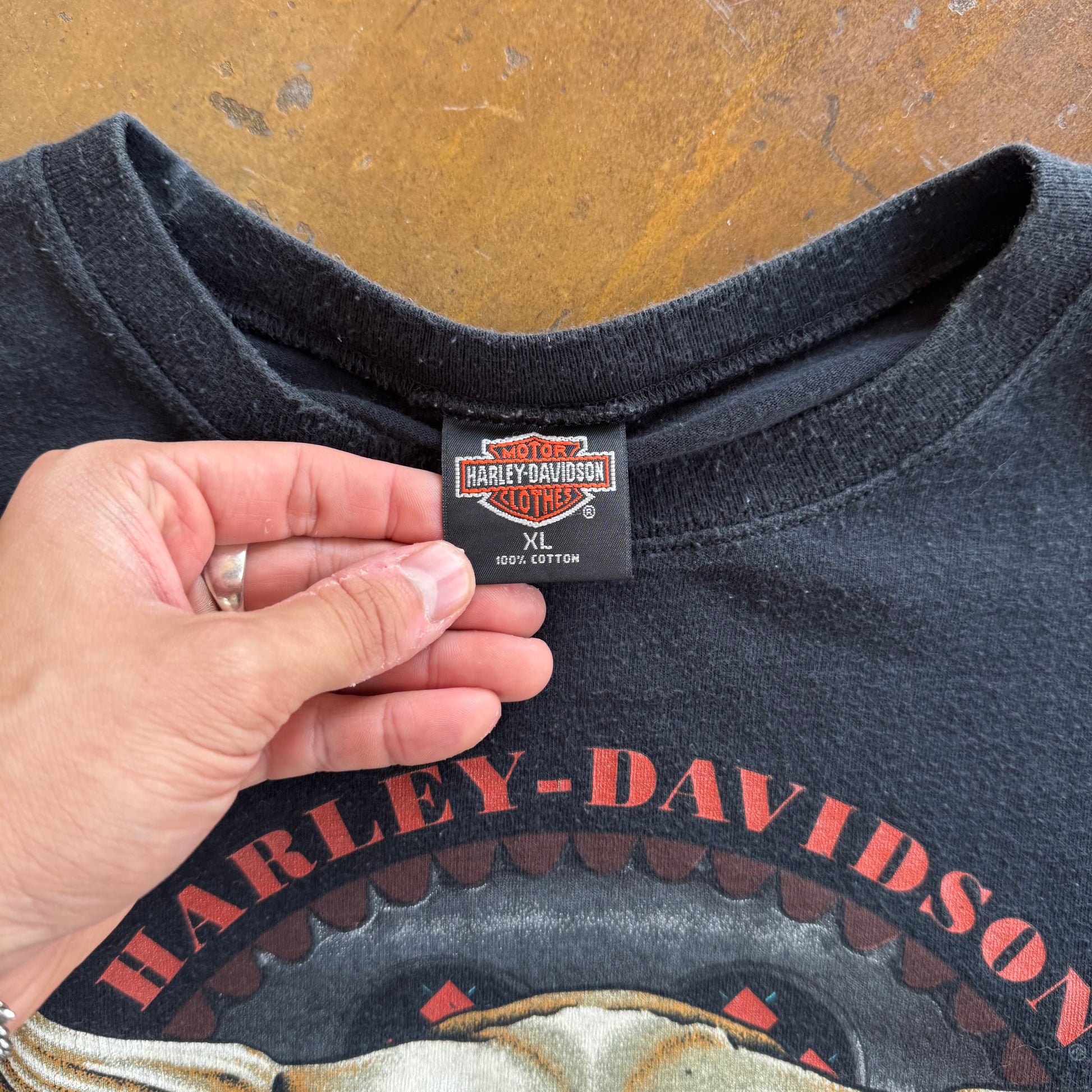 90’s Harley Native American Aztec Bull Longsleeve (XL)