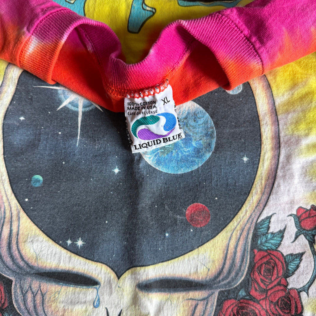 90’s Grateful Dead Space Your Face Tye Dye Band Tee (XL)