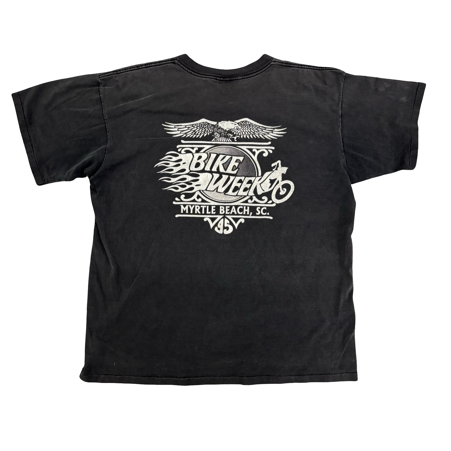 90’s Leader of the Pack Bike Week Wolf Tee Size XL