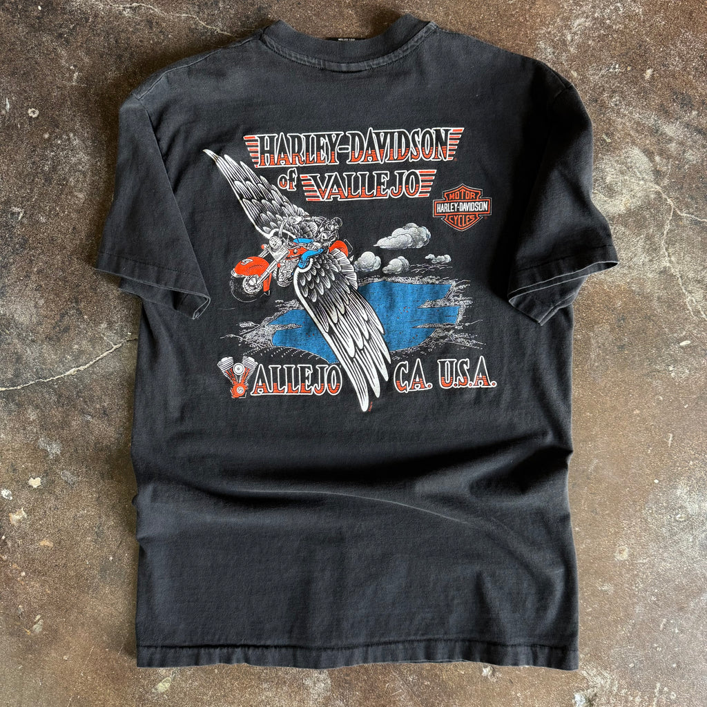 90’s Harley Made In Milwaukee Vallejo CA Tee (M/L)