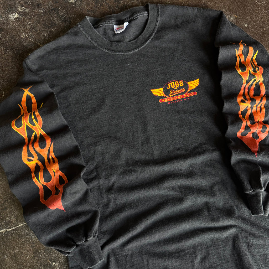 90’s Jugs N Strokers Biker Flame Longsleeve (M/L)