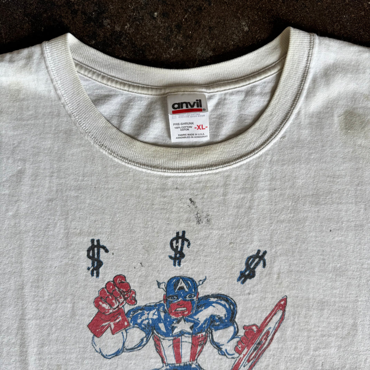 Y2K Daniel Johnston Captain America Tee (XL)